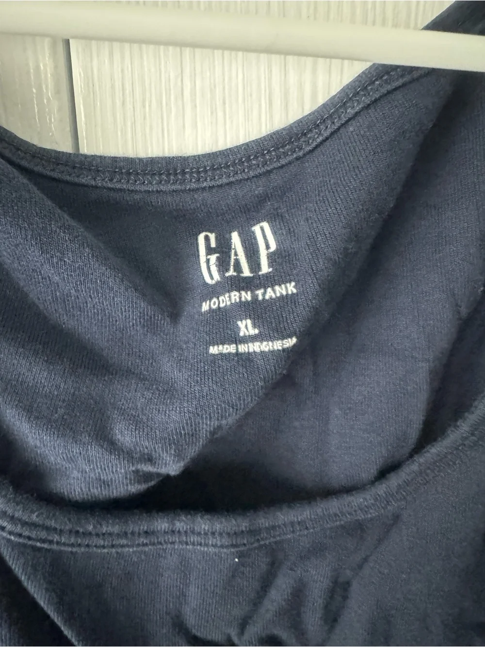 4 pc Bundle Gap Navy Blue Tank Tops XL Supima Cotton Blend Set of 4